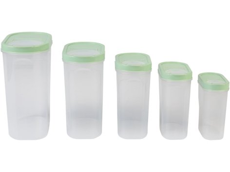 Set contenitori, 5 pezzi