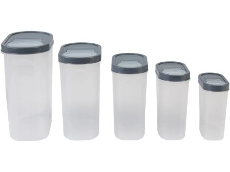 Set contenitori, 5 pezzi