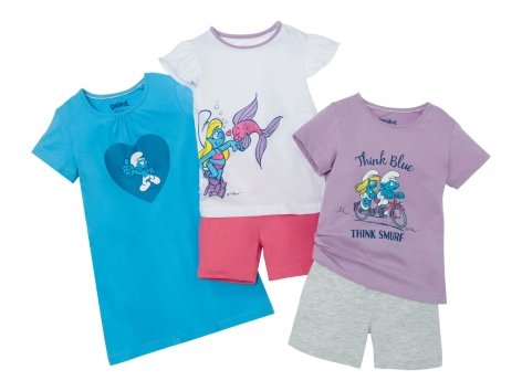 Pigiama corto da bambina