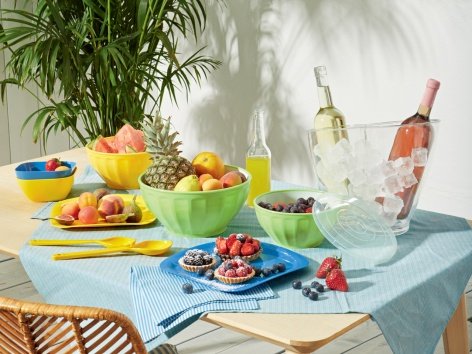 Set ciotole con coperchio, 3 pezzi