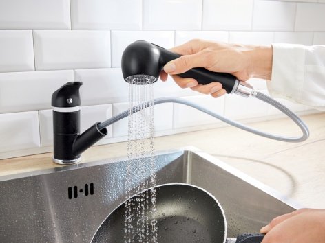 Miscelatore con doccetta estraibile