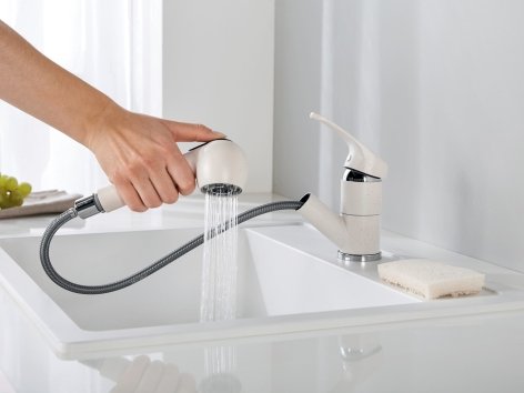 Miscelatore con doccetta estraibile