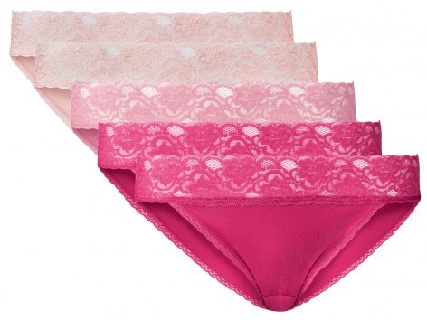 Minislip con pizzo da donna