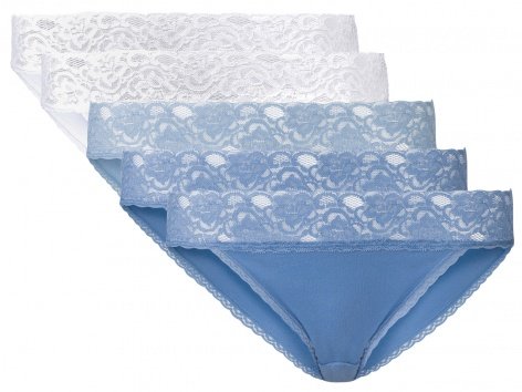 Minislip con pizzo da donna