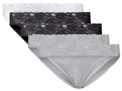 Minislip con pizzo da donna