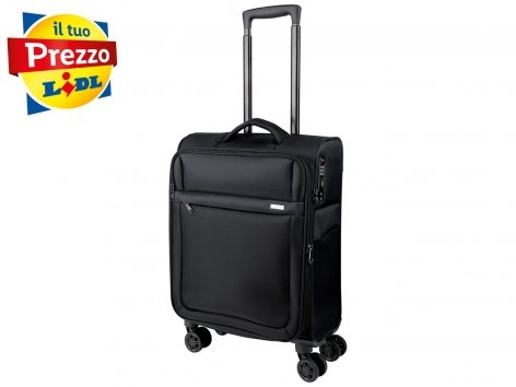 Trolley da viaggio blu, grigio o nero