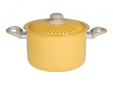 Pentola con coperchio