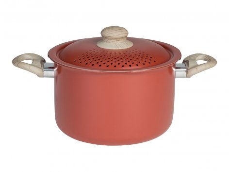 Pentola con coperchio