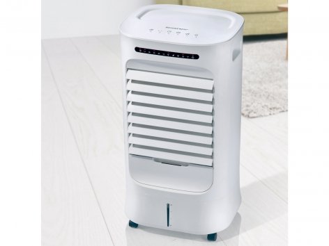 Condizionatore portatile con accumulatori di freddo