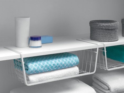 Cestello per armadio o divisori per scaffali