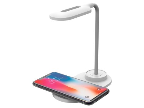 Luce LED con caricatore wireless o luce per videochiamata flessibile