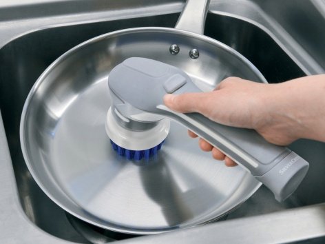 Spazzola a batteria per pulizia