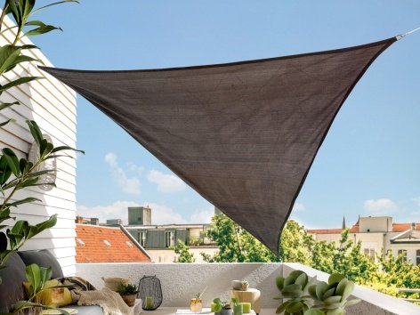 Tenda a vela parasole con illuminazione LED