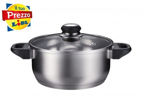 Set pentole in acciaio, 6 pezzi