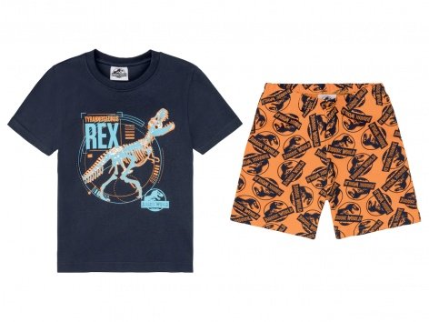 Pigiama corto da bambino "Spiderman, Sam il pompiere, Jurassic World"