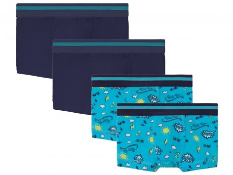 Boxer da bambino, 4 pezzi o slip, 6 pezzi