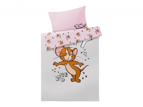 Parure copripiumino singolo "Tom and Jerry"