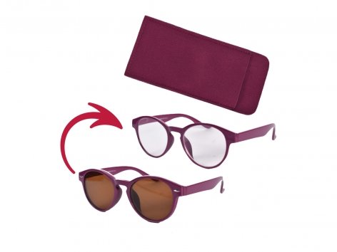 Occhiali da lettura con clip magnetico