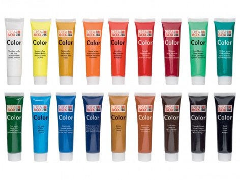 Paste o colori acrilici