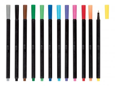 Pennarello a punta fine o con punta a pennello