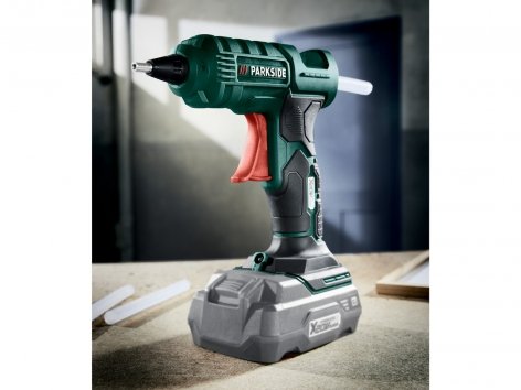 Pistola per colla a caldo ricaricabile