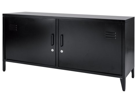 Mobiletto in metallo con 2 ante