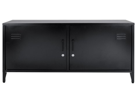 Mobiletto in metallo con 2 ante