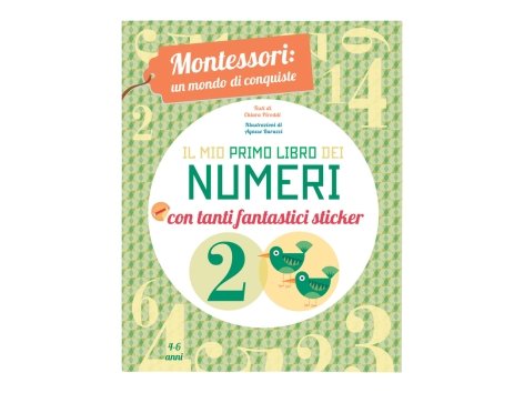 Album da colorare con sticker per bambini Montessori