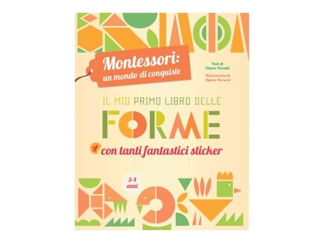 Album da colorare con sticker per bambini Montessori