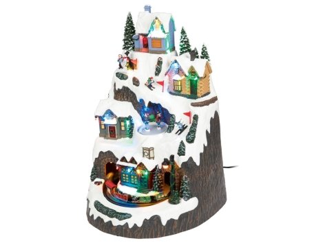 Paesaggio natalizio a LED grande