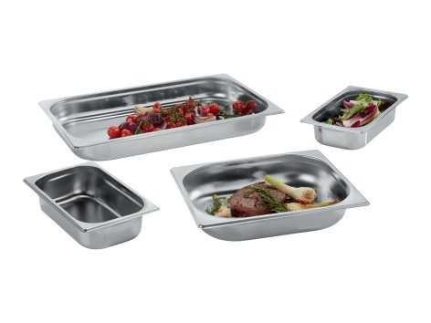 Set contenitori in acciaio