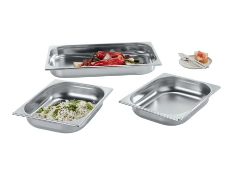 Set contenitori in acciaio