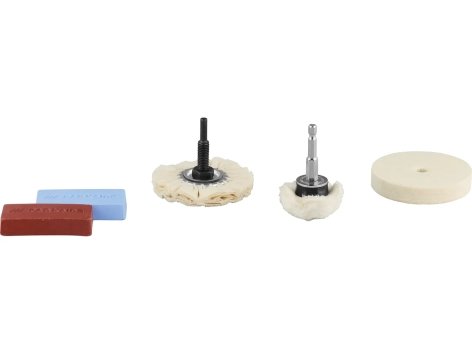 Set per lucidatura, set spazzole o pompa per trapano