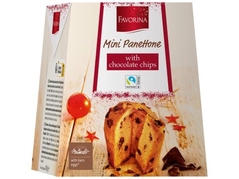 Mini-Panettone con gocce di cioccolato