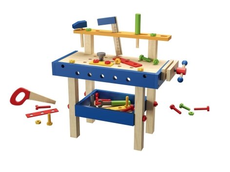 Banco da lavoro, tavolo da trucco o carrello per la spesa per bambini