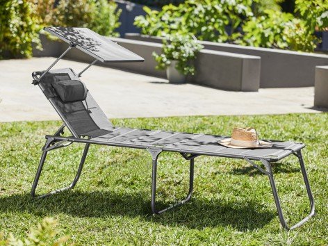 Lettino sdraio XXL da giardino