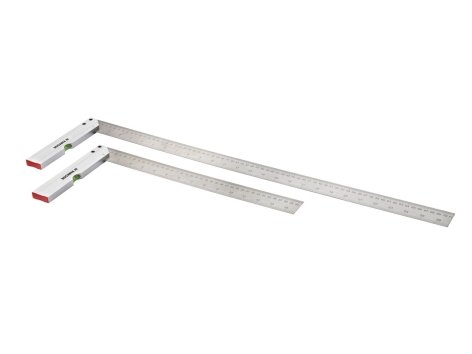 Livella, set squadre o guida di bloccaggio e di taglio