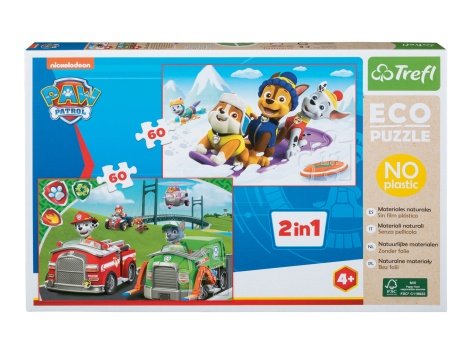 Puzzle 2 in 1 "Avengers, Peppa Pig, Sam il Pompiere, Paw Patrol"