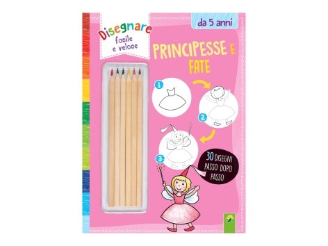 Album da colorare con matite