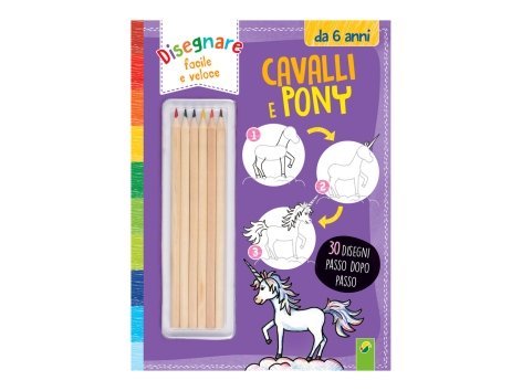 Album da colorare con matite