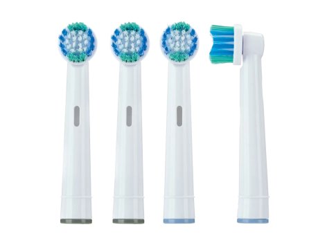 Testine di ricambio per spazzolino elettrico, 4 pezzi