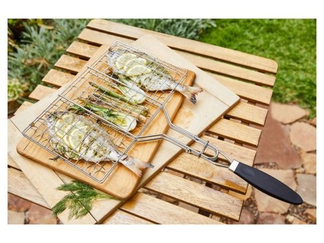 Griglia doppia o cestino a graticola