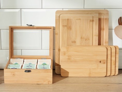 Taglieri da cucina o contenitore per tè in bambù