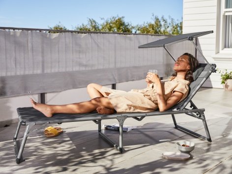 Lettino sdraio da giardino