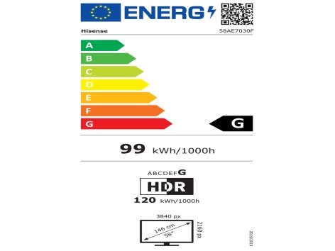 Televisore 58''  UHD Smart TV