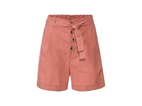 Shorts in lino da donna