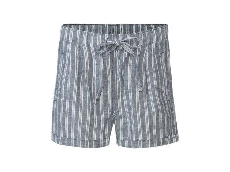 Shorts in lino da donna