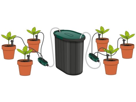 Sistema di irrigazione per vacanza