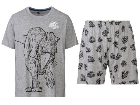 Pigiama corto da uomo "Transformers, Jurassic World, Batman"