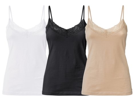 Top con pizzo da donna